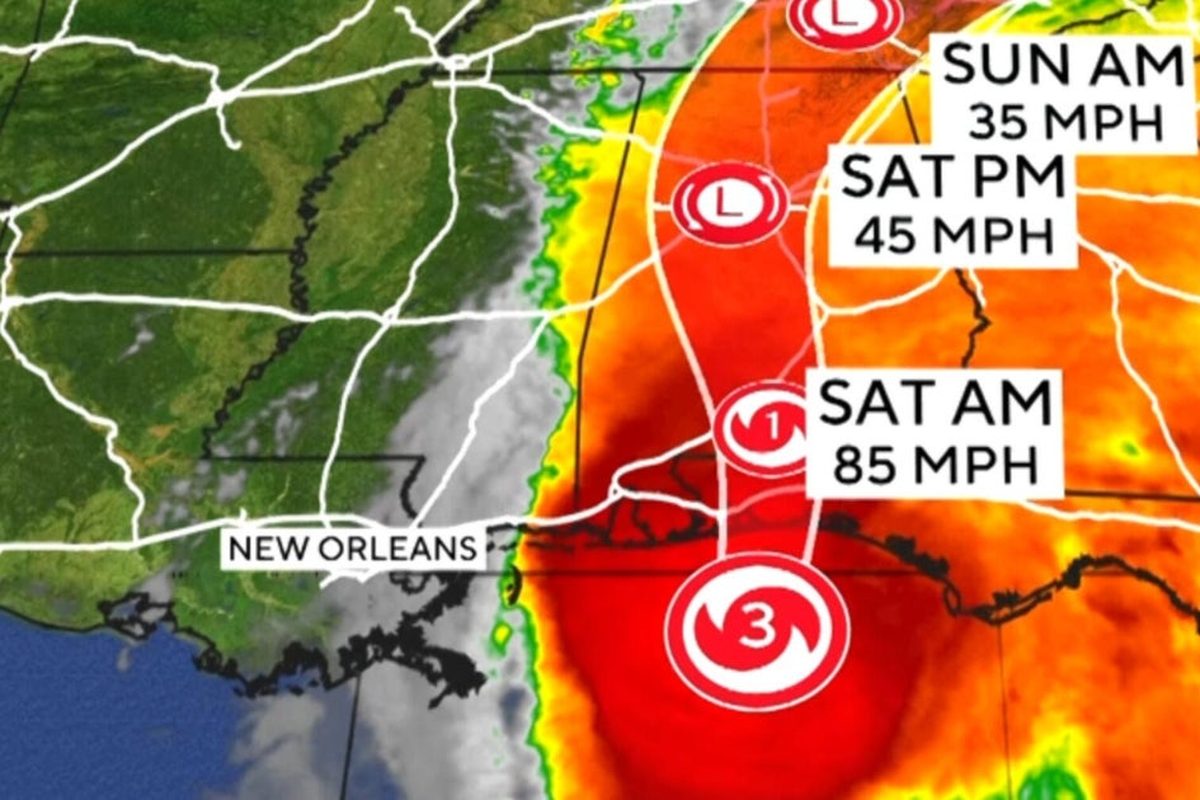 Hurricane Isaias Nears Alabama Gulf Coast