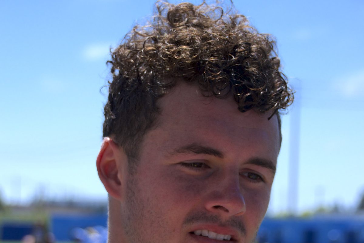McConkey sidelined with concussion after brief return