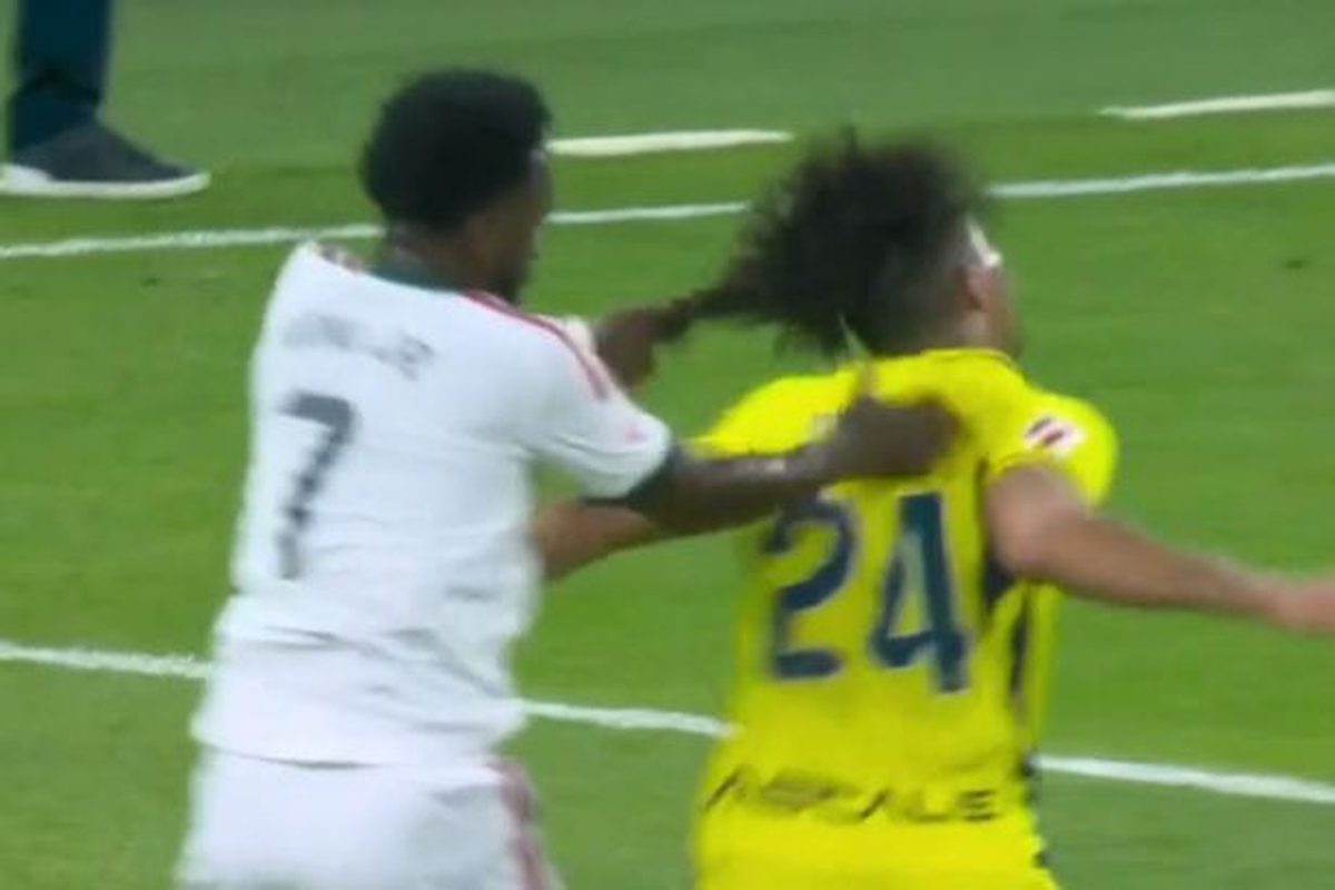 Vinicius Jr red card for hair pull in Real Madrid win