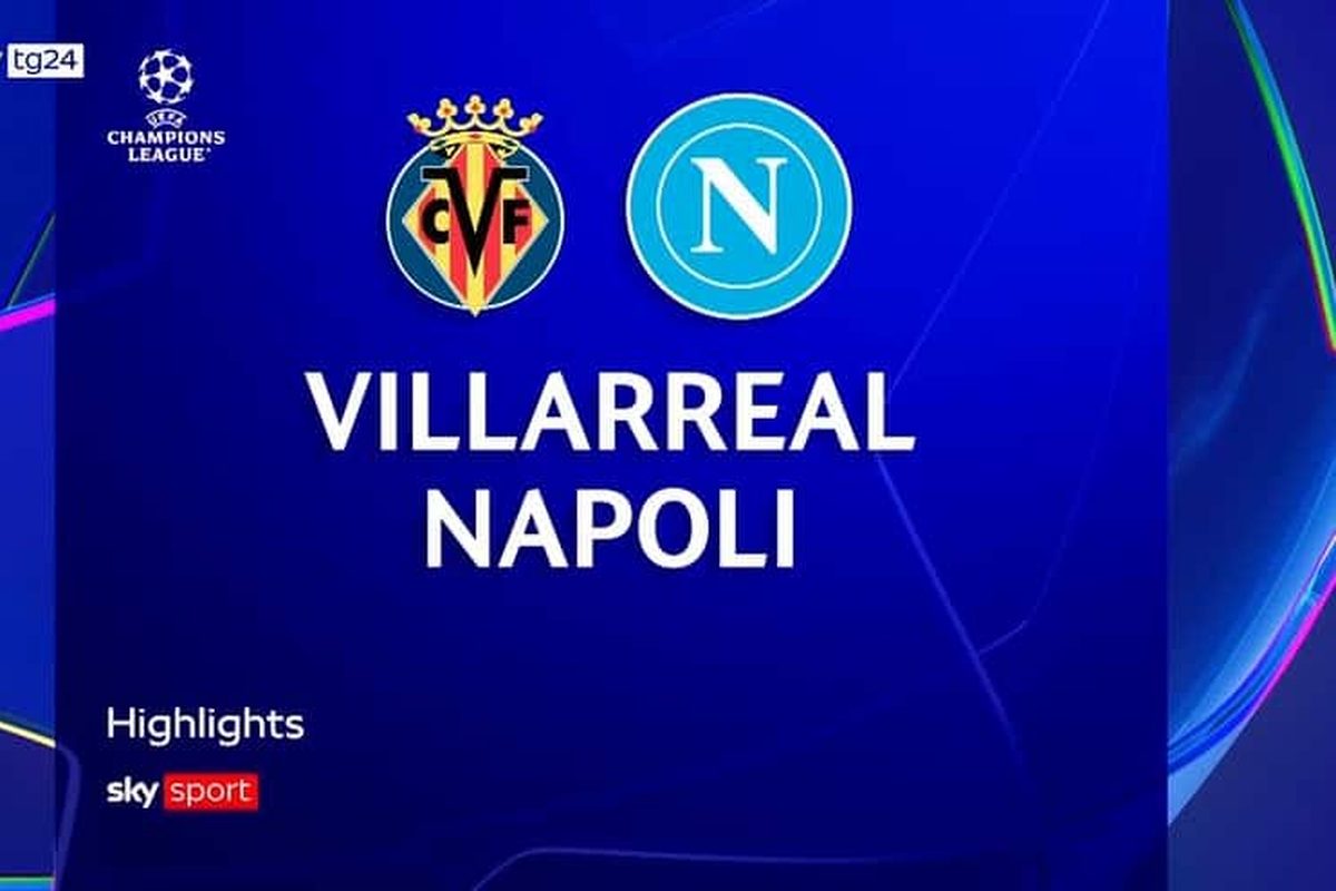 Napoli ko in Champions: Villarreal ribalta 3-1