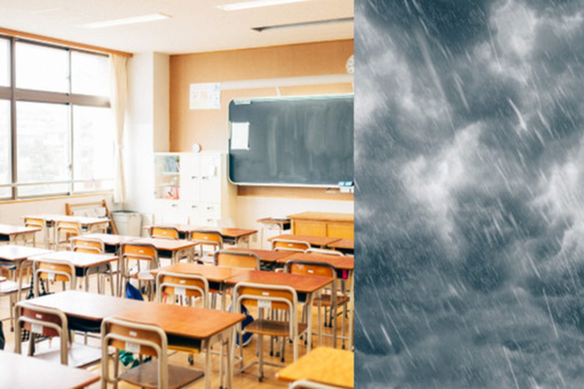 Scuole chiuse in Campania per allerta meteo mercoledì