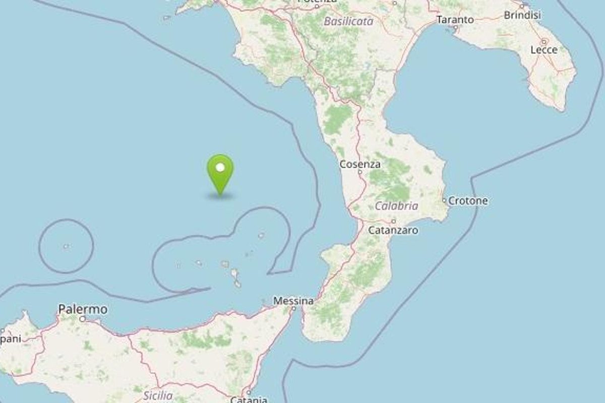 Terremoto al largo delle Eolie: scossa di magnitudo 4.7, nessun danno