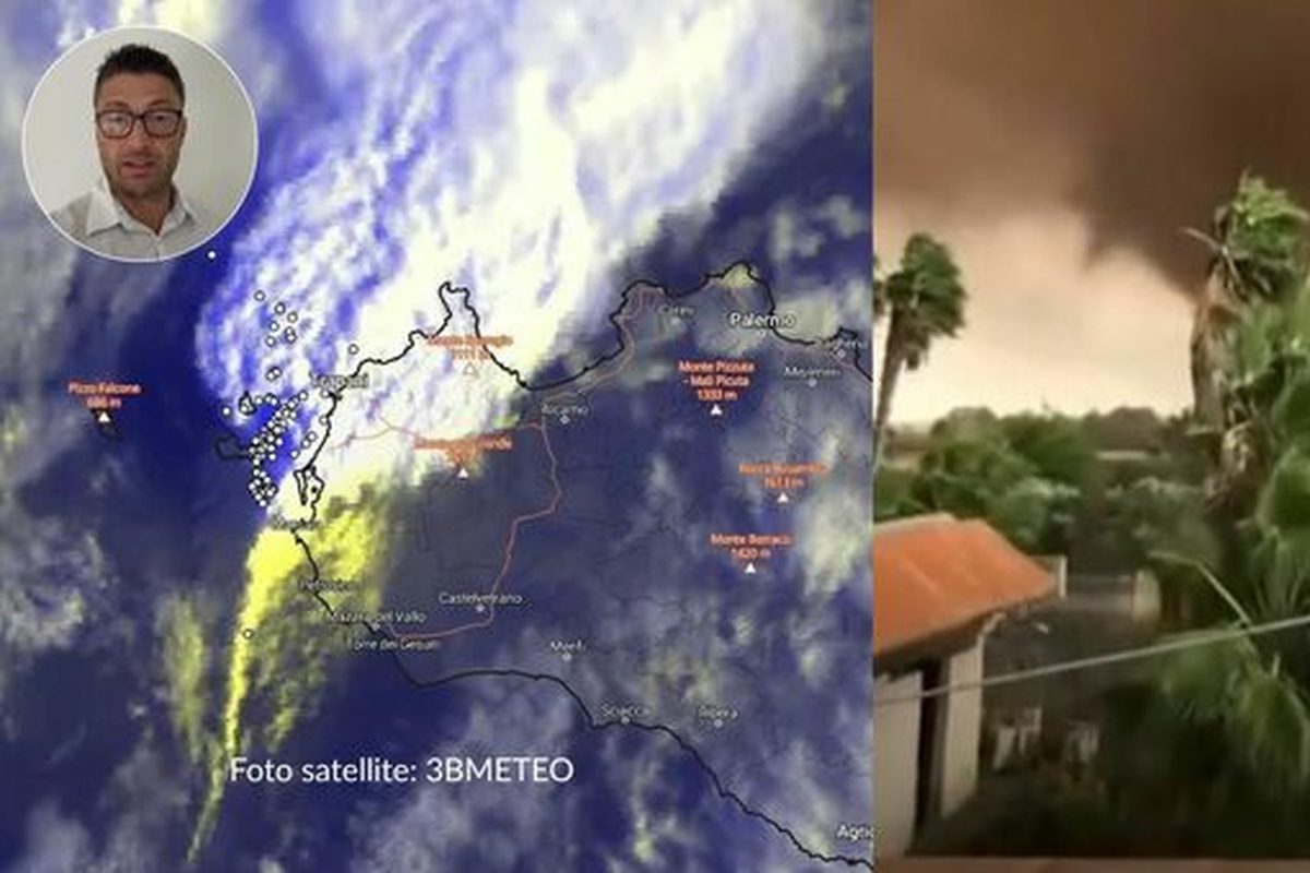 Marsala, doppio tornado dal Mediterraneo: danni e feriti